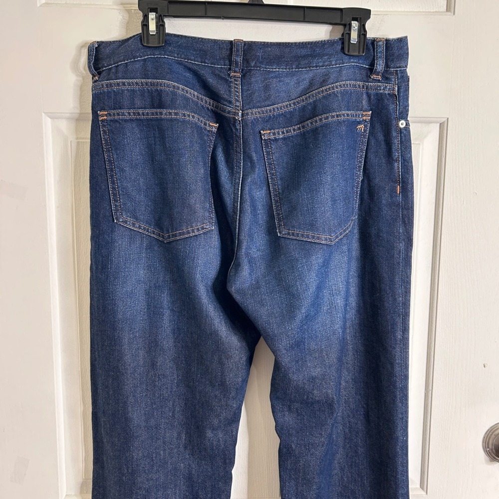 Madewell The Dean Easy Straight Jean in SoftDrape Linen Blend Button Fly size 28 - Picture 8 of 12